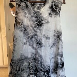 Elegant Black and White Women's Blouse